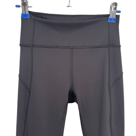 Lululemon In Movement Crop Everlux 19" Leggings Black Size 4‎ - Picture 5 of 9